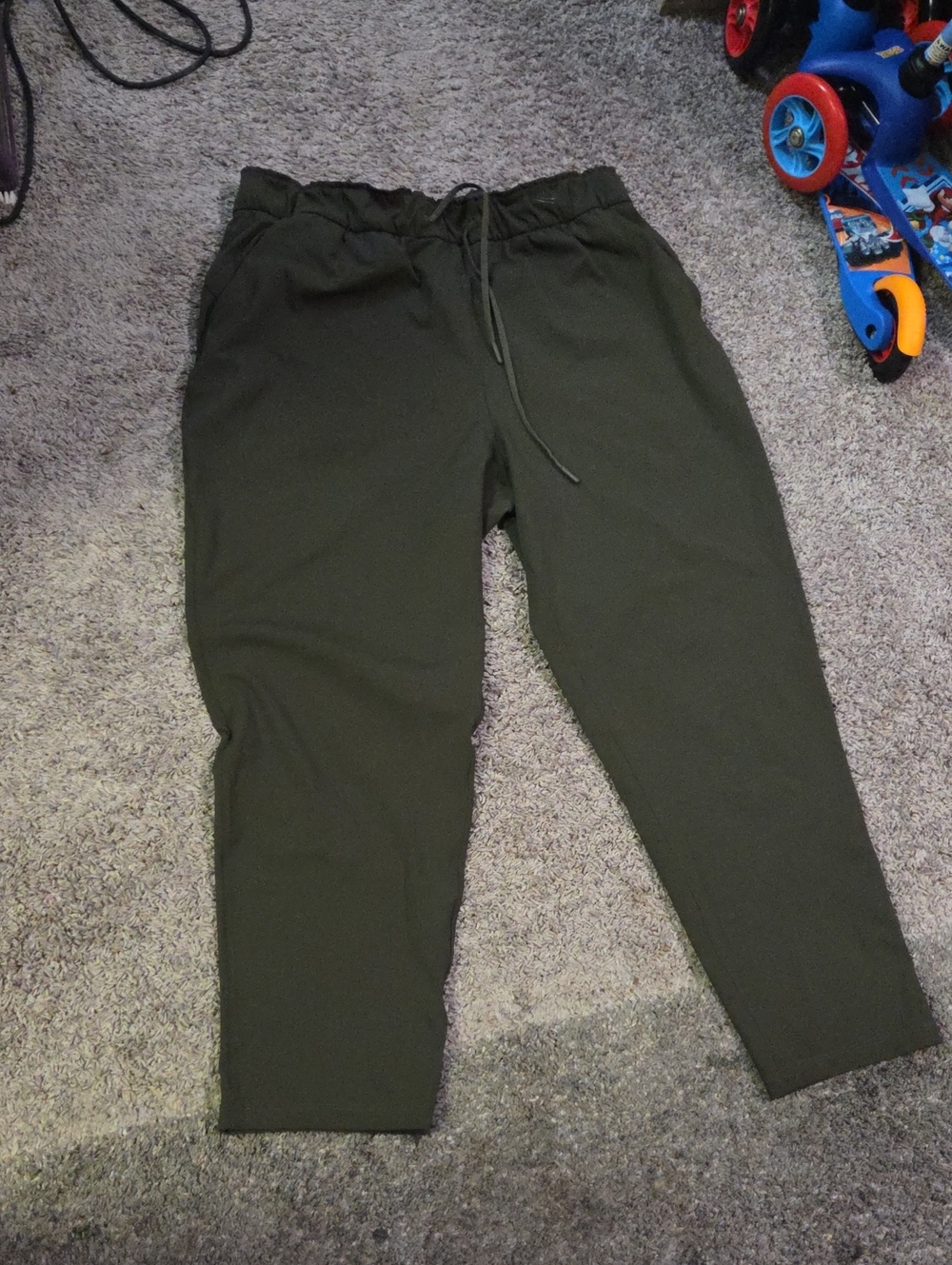 lululemon athletica Olive Green Drawstring Pants